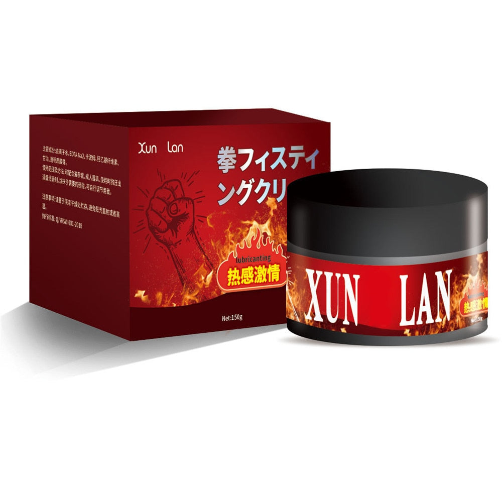 150G Anal Lubrication for Sex Fisting Cream Soothing Fire/Ice Feeling Anti-Pain Sex Lube Sex Toy For Women Men Gay Sex Products