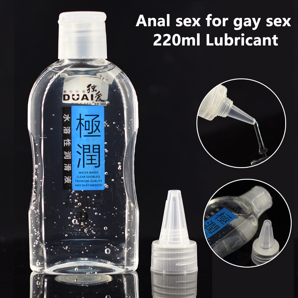 DUAI 220ML Anal Lubricant for sex water based lubricant Personal lubricant sexual massage oil sex lube , Adult Sex products