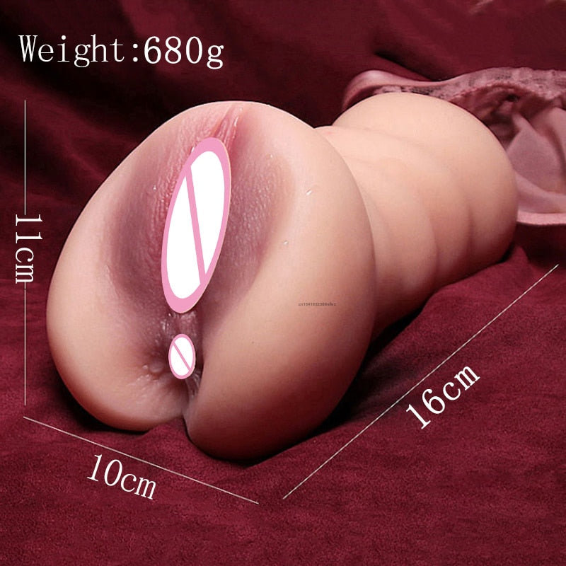 Sex Toys for Men Realistic Artificial Vagina 3D Pocket Pussy Real Vagina Sextoys Silicone Adult Product Male Masturbators Cup