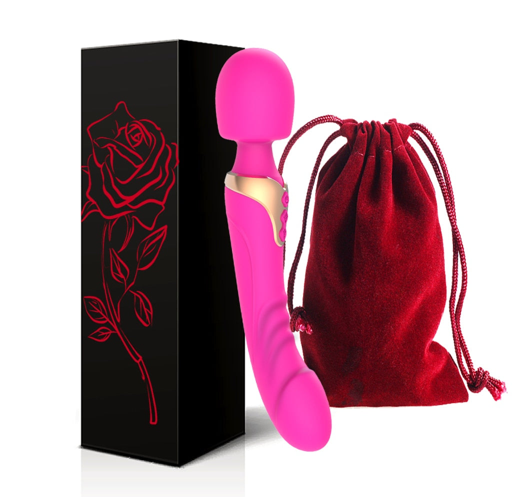 Powerful AV Vibrator Dildos Magic Wand for Women 10 Modes Clitoris Stimulator G Spot Vagina Massager Adult Sex Toys for Woman