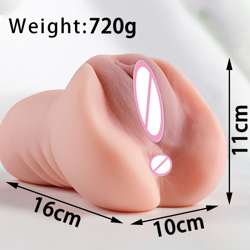 Sex Toys for Men Realistic Artificial Vagina 3D Pocket Pussy Real Vagina Sextoys Silicone Adult Product Male Masturbators Cup